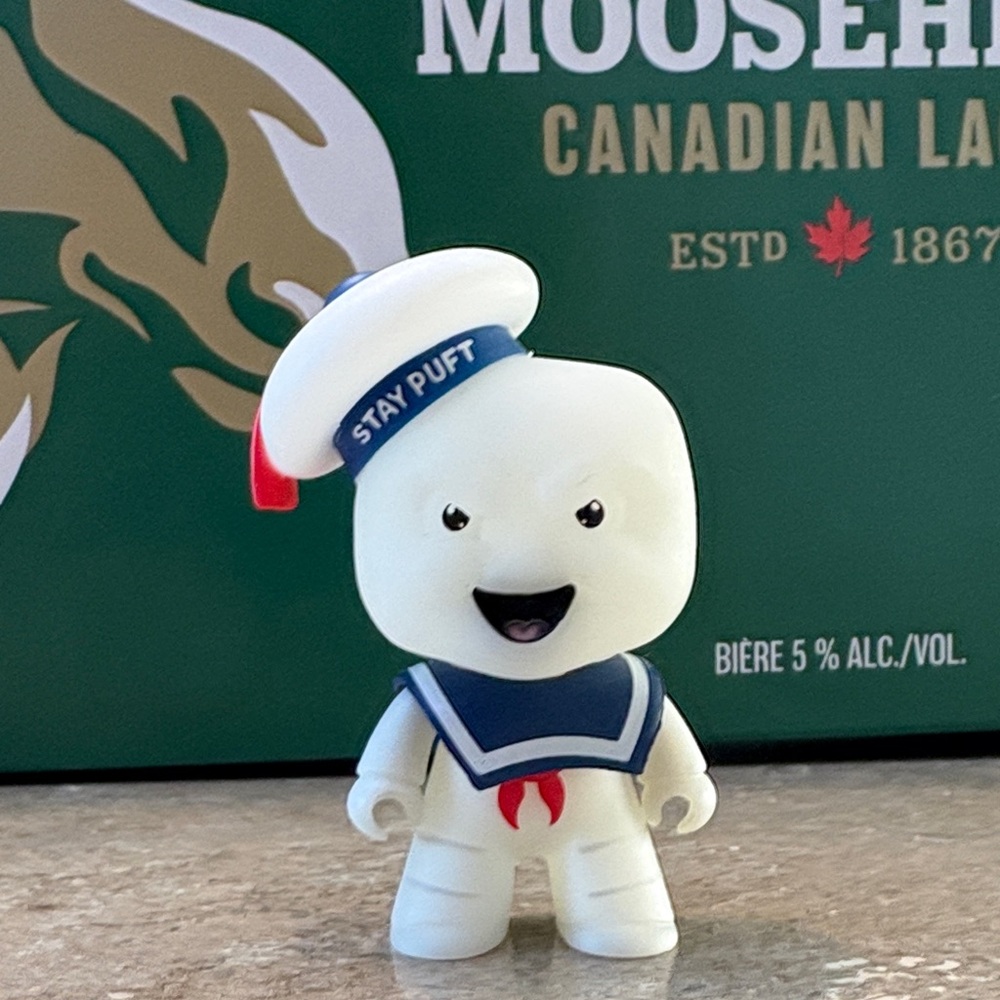 Stay Puft Marshmallow Man Figure - White and Blue